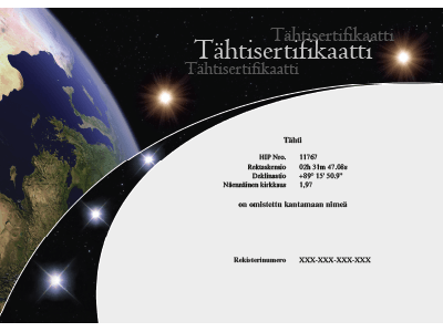 Tähtisertifikaatti